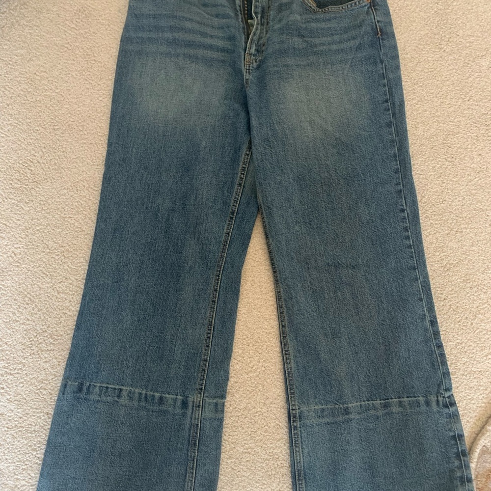Free people wide leg  jeans